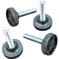 phenolic adjustable furniture glide, 1 1/4in.