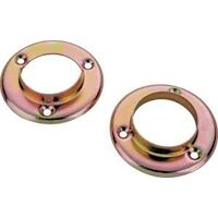 Metal Pole Socket, Satin Brass