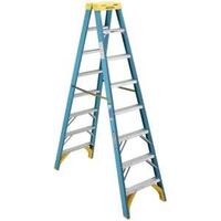 werner fiberglass multi-use twin stepladder type i, 8