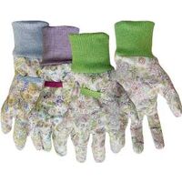 Ladies Floral Gloves, Medium