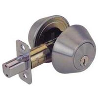 Double Cylinder Deadbolt, Stainless Steel