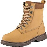 Nubuck Leather Work Boots, 10 1/2 Mens 