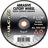 Abrasive Cut Off Wheel, 4" x 1/16"