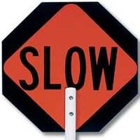 Stop/Slow Paddle, 15in.