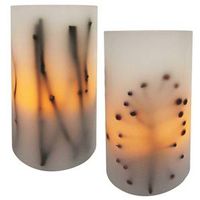 CANDLE PILLAR LED ASST 6IN    