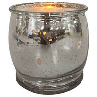 CANDLE SILVER PLATING LED     