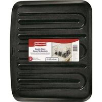dish drainer tray, large black