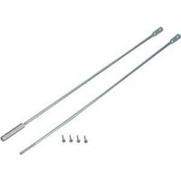 Screen & Storm Door Brace, 42in. Zinc