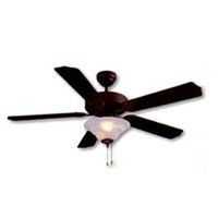 ceiling fan dome light, bronze 52in.