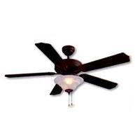 Ceiling Fan Dome Light, Bronze 52"