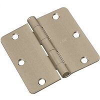 Residential Door Hinge, 3 1/2in. Satin Nickel
