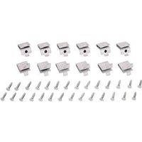 1356708 - WHT PILASTER SHLF CLIPS/SCREWS