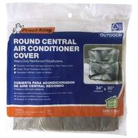 Round Air Conditioner Cover, 34in. x 30in. x 9 Mil