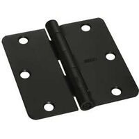 Radius Hinge, 3 1/2" x 3 1/2" Bronze