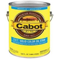 cabot voc solid color oil stain, 1 gal draft gray