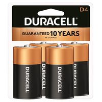 1374081 - 4PKDURACELL D ALKALINE BATTERY