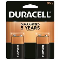 1375989 - 9V COPPER TOP BATTERY 2PK
