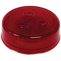 round led clearance light, 2in. red