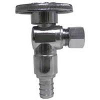 angle quarter turn valve, 1/2in. x 3/8in.