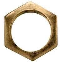 Lamp Locknuts Hexagon Brass  