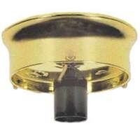 Lampholder Shade Brass, 3 1/4in. 