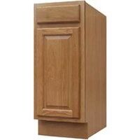 One Door Base Cabinet, Oak 12in.