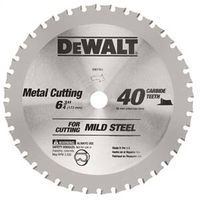 metal cutting blade, 6 3/4in. x 40 tooth