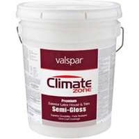 exterior latex house paint, 5 gal semi-gloss clear base