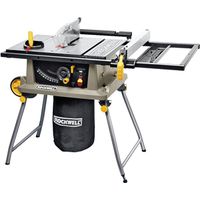 1434141-TABLE SAW W/TROLLEY STAND