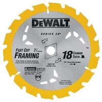 Carbide Blade, 7 1/4in. x 18 Tooth