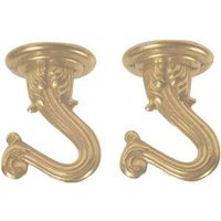 1442128 - BRASS TWIN SWAG HOOK KIT