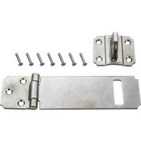 Staple Safety Hasp, 4 1/2in. Galvanized