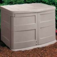 Horizontal Utility Shed, 4'7" x 3' 1" x 3' 3" 