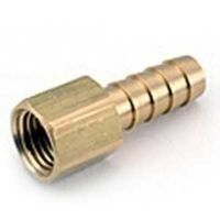 Hose Barb Insert Fitting, 1/2in. x 3/8in. Brass