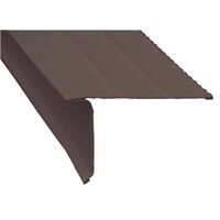 Open Face Aluminum Drip Edge, 5in. Brown