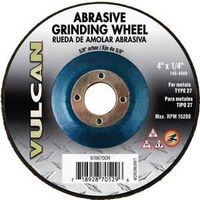 Abrasive Cut Off Wheel, 4" x 1/4" x 5/8"
