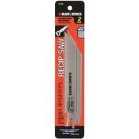 Steel Reciprocating Saw Blade, 6"