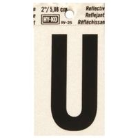 2in. reflective letter u