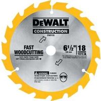 circular saw blade, 6 1/2in. x 6 tooth