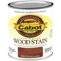 cabot oil wood stain, 1 qt red mahogany