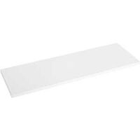 white shelf, 12in. x 60in.