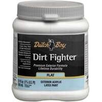 Exterior Latex Paint, 1 Qt Flat Tint Base M