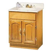 24in. x 18in. Oak Diplomat Vanity Combination