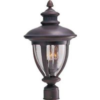 1562560 - RED WOOD OUTDOOR POST LANTERN