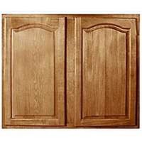 two door wall cabinet, oak 30in. x 30in.