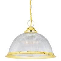 single light pendant fixture, polished brass