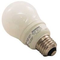 Soft White Compact Fluorescent Ceiling Fan Light Bulb, 9W 2 Pk