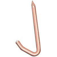 Copper Coated J Nails, 3/4in.