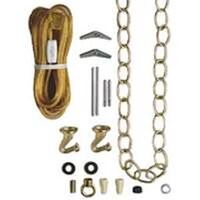 Chain Swag Light Kit, 15 Brass