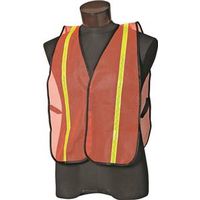 1657956 - ORNGE W/ LIME REFLT VEST 1SZ